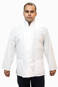 Куртка мужская длинный рукав белая [0171]